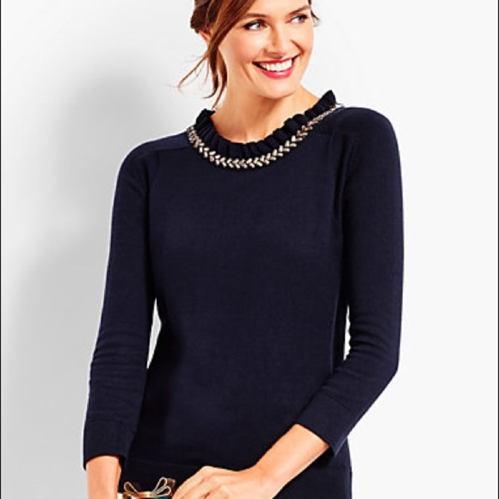 NWT RSVP by Talbots Jeweled Sweater